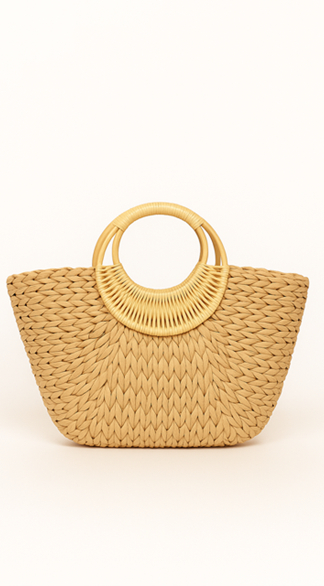 Bérénice | Sac Cabas Raphia Anse Bambou