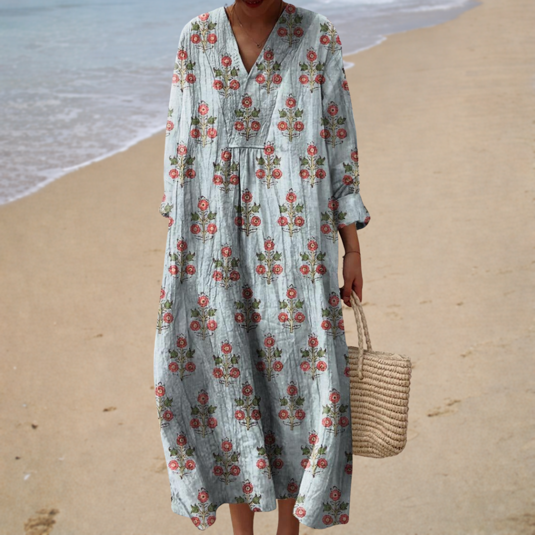 Irène | Robe d'Été Imprimée Sublimée
