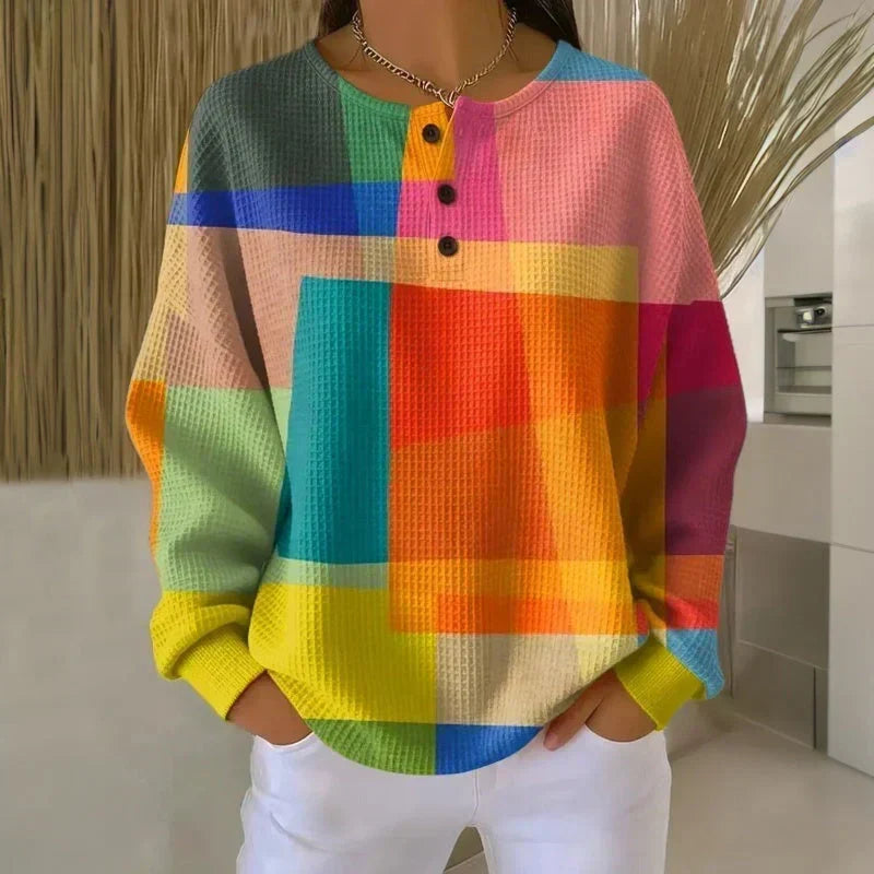 Clarisse | Pull Gaufré Effet Double Couche