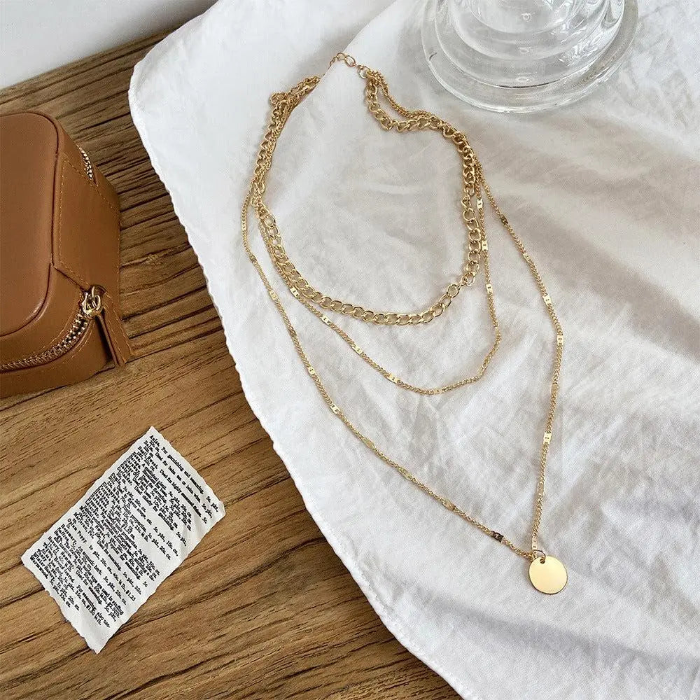 Adèle | Collier Bicolore Doré et Argenté