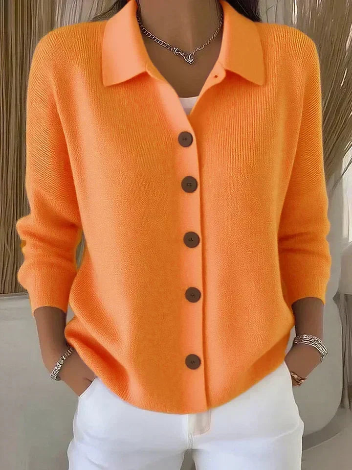 Marcelle | Gilet en Maille à Col Montant