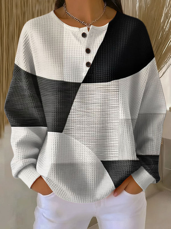 Clarisse | Pull Gaufré Effet Double Couche