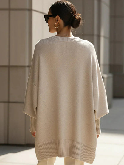Pauline | Pull Oversize Élégance Naturelle