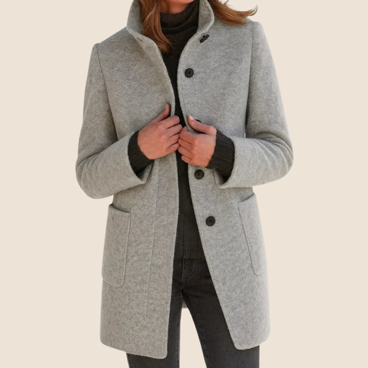 Philippine | Manteau Mi-Long Élégant
