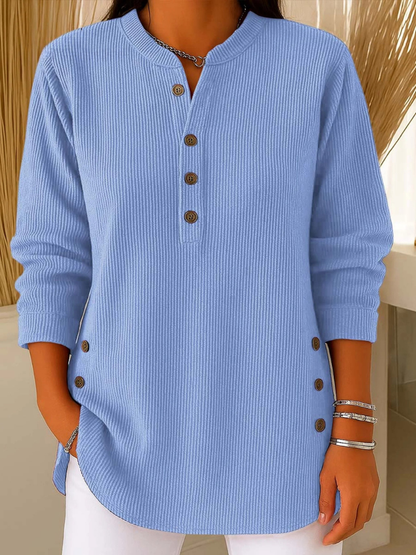 Delphine | Tunique Henley à Boutons