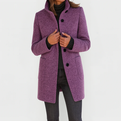 Philippine | Manteau Mi-Long Élégant