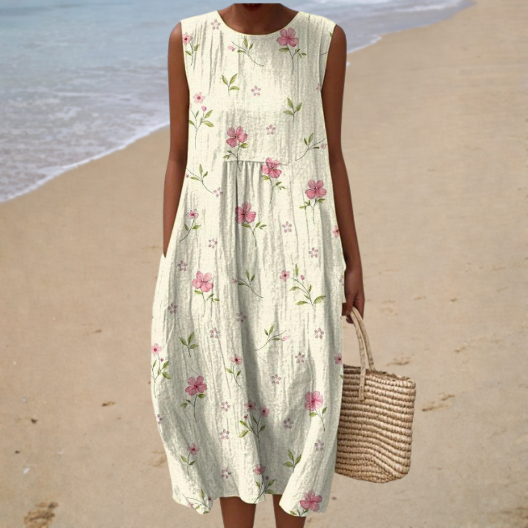 Cécile | Robe d'Été Sans Manches