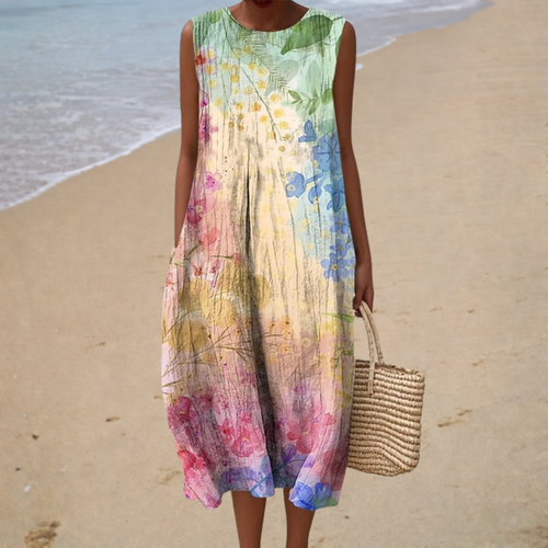 Bérénice | Robe d'Été Sans Manches