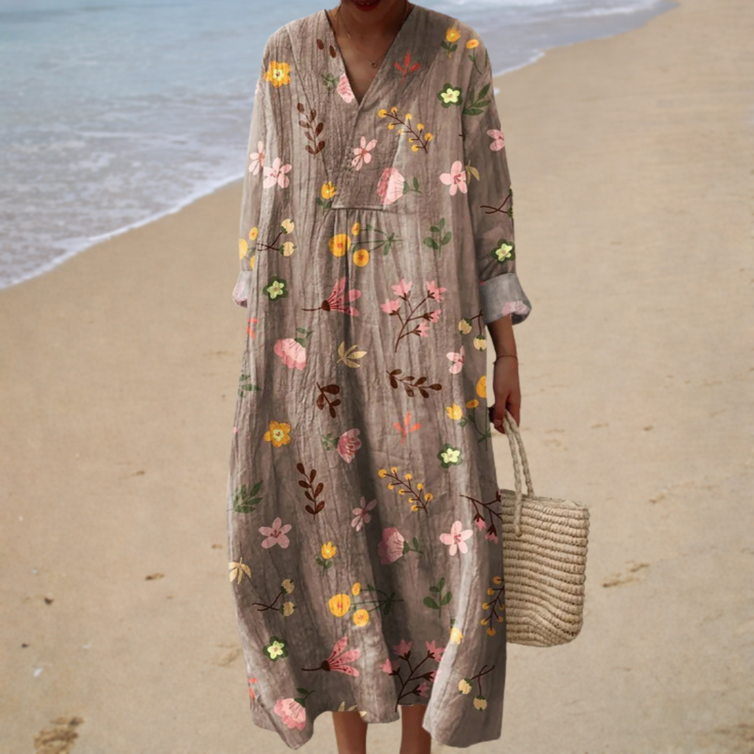 Daphné | Robe d'Été Imprimée Sublimée