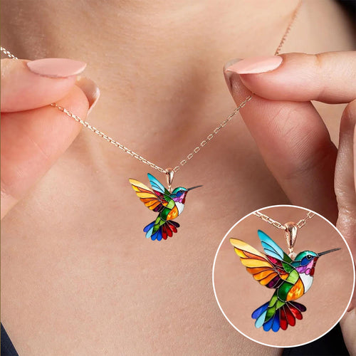 Colette | Collier Colibri Multicolore