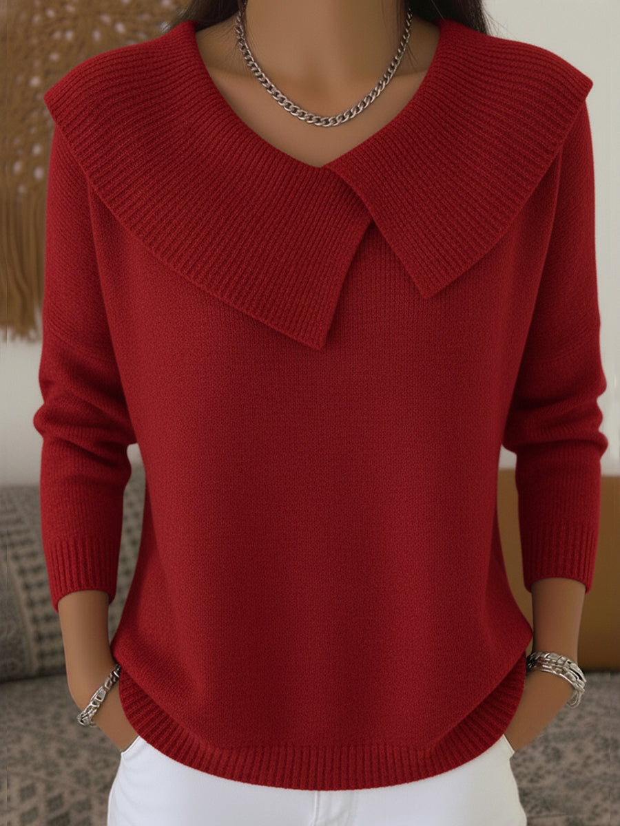 Agathe | Pull Col Roulé Drapé