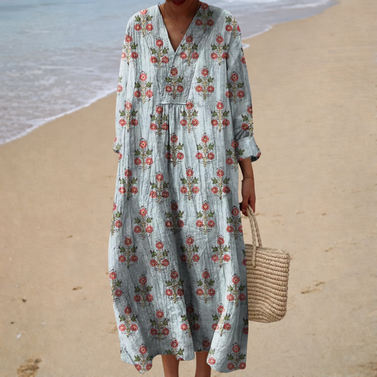 Irène | Robe d'Été Imprimée Sublimée
