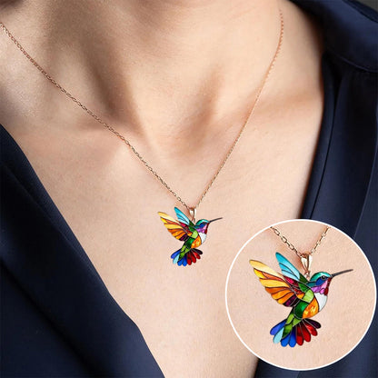 Colette | Collier Colibri Multicolore