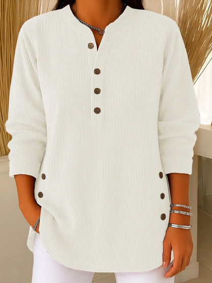 Delphine | Tunique Henley à Boutons