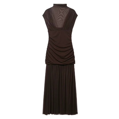Gabrielle | Robe Longue Drapée Saint-Germain