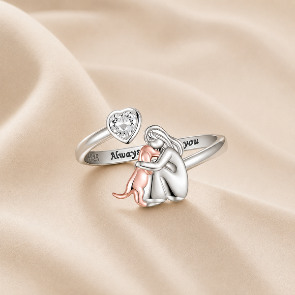 Constance | Bague Étreinte Éternelle Gravée
