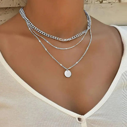 Adèle | Collier Bicolore Doré et Argenté