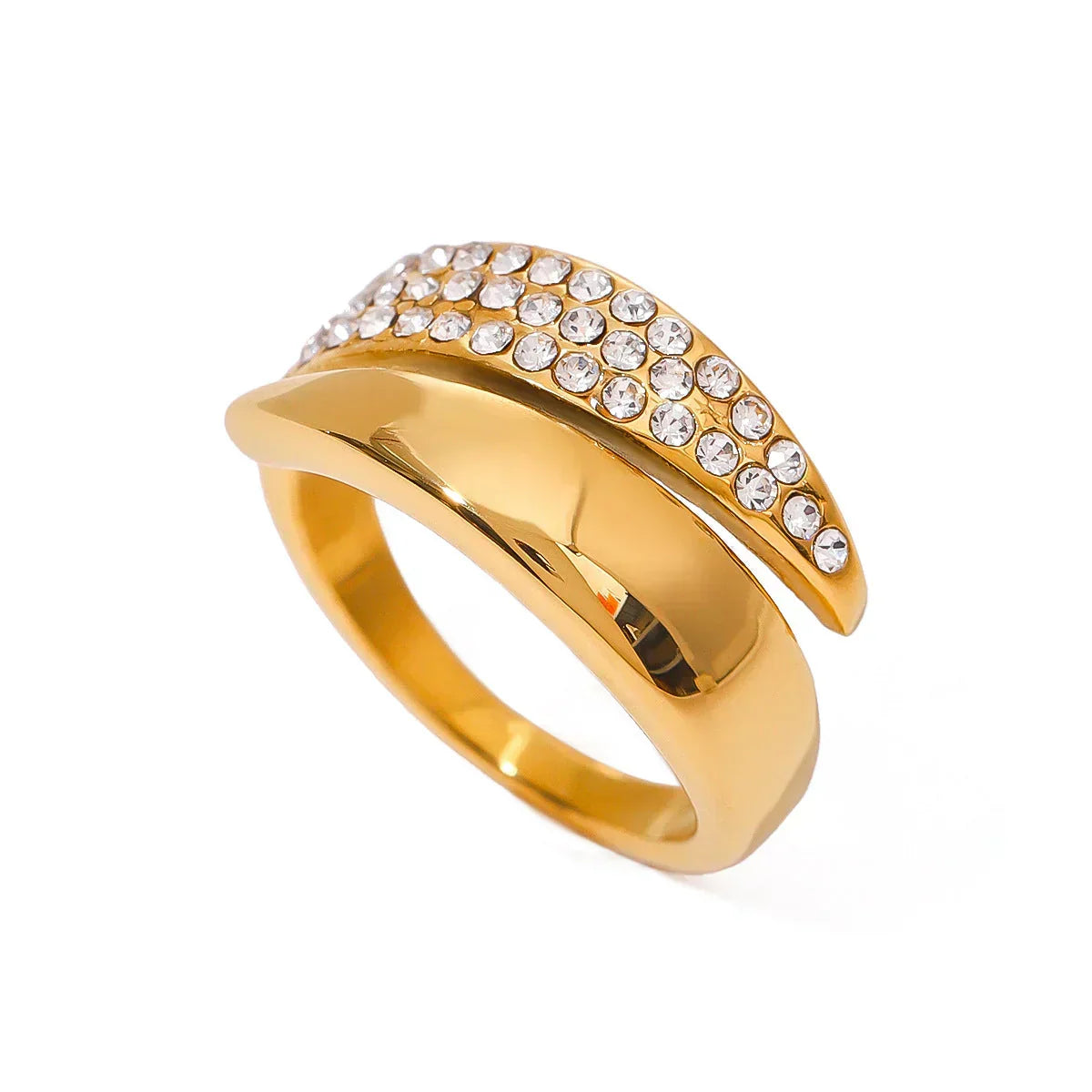 Léna | Bague Ajustable Aile d'Ange