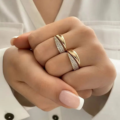 Léna | Bague Ajustable Aile d'Ange