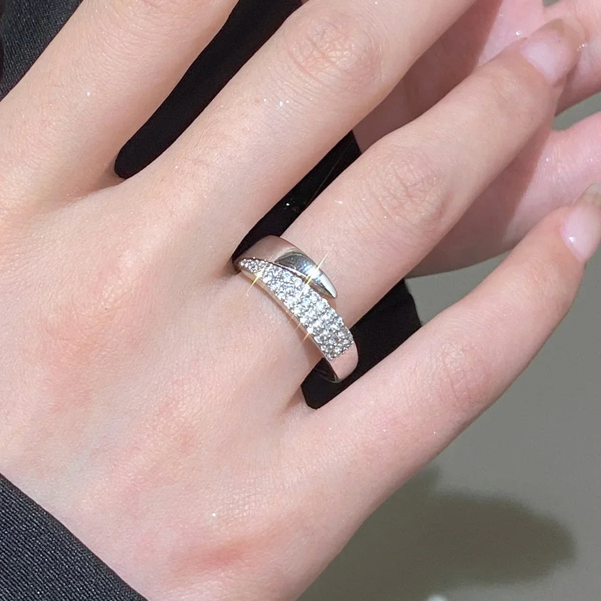 Léna | Bague Ajustable Aile d'Ange