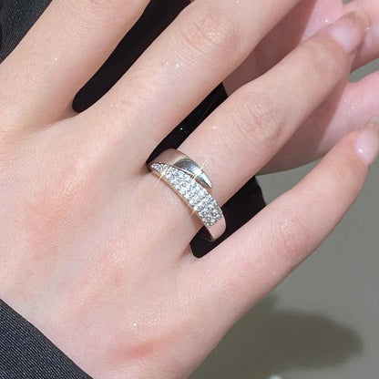 Léna | Bague Ajustable Aile d'Ange