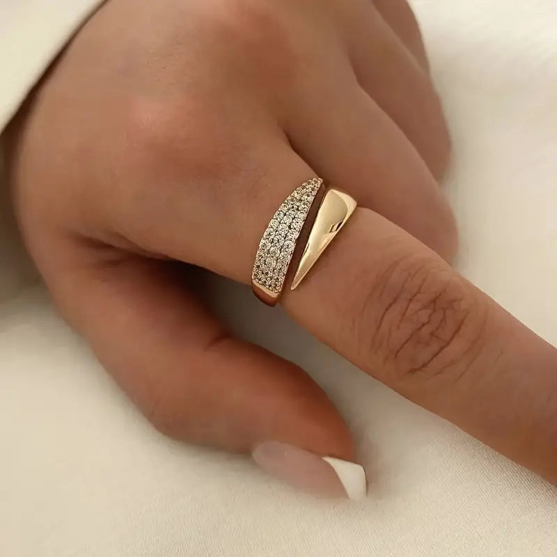 Léna | Bague Ajustable Aile d'Ange