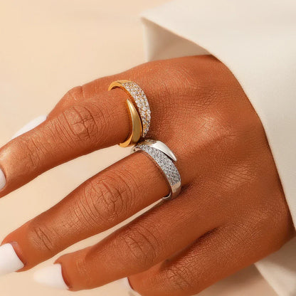 Léna | Bague Ajustable Aile d'Ange