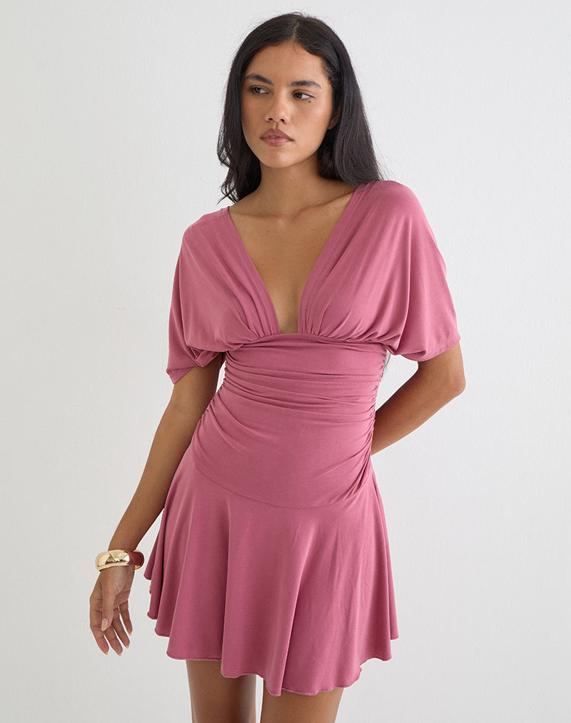 Solène | Mini Robe Framboise de Montmartre