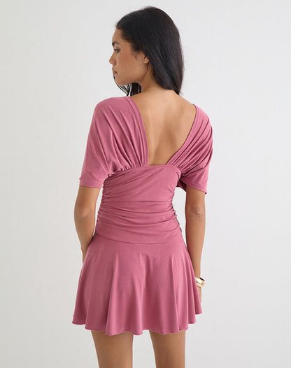 Solène | Mini Robe Framboise de Montmartre