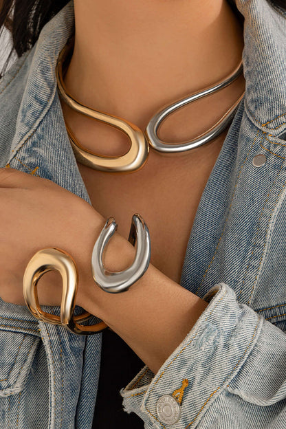 Clémence | Bracelet Asymétrique Ajouré