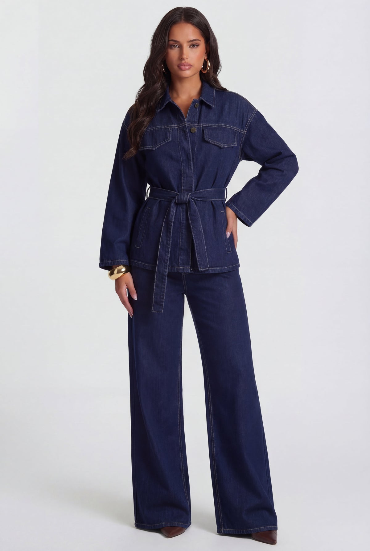 Coralie | Ensemble en Jean Ceinturé