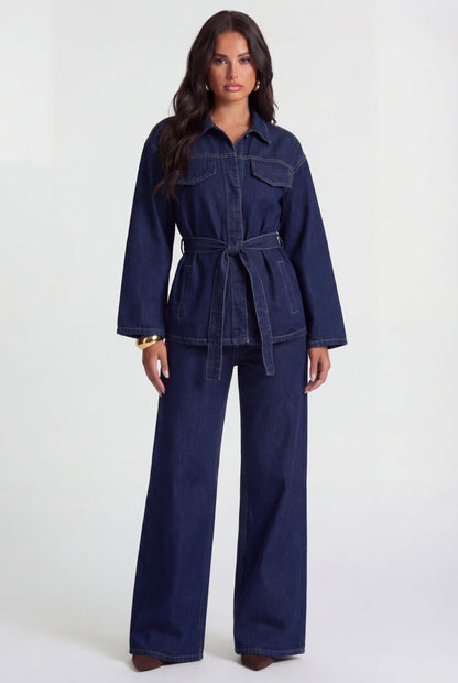 Coralie | Ensemble en Jean Ceinturé