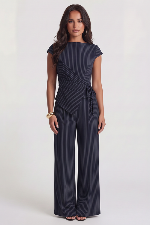 Agathe | Ensemble Tailleur Rayé
