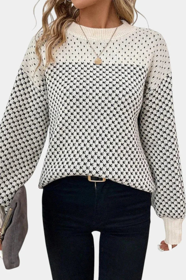 Anouk | Pull Col Rond Color Block