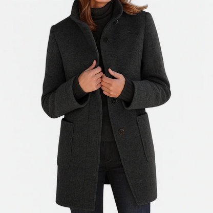 Philippine | Manteau Mi-Long Élégant