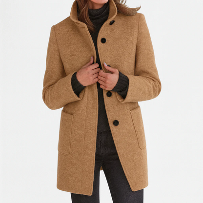 Philippine | Manteau Mi-Long Élégant