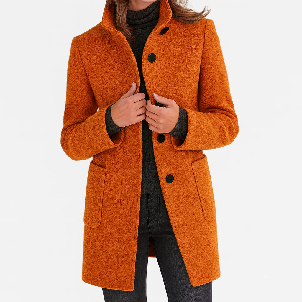 Philippine | Manteau Mi-Long Élégant