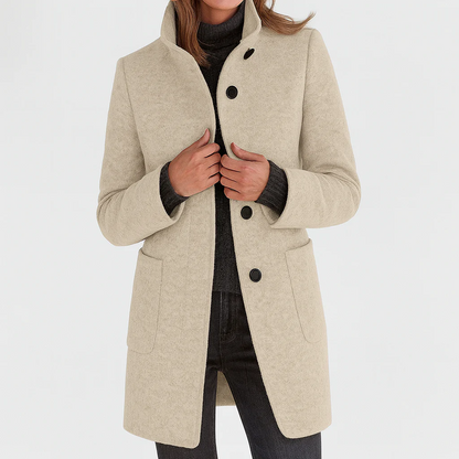 Philippine | Manteau Mi-Long Élégant