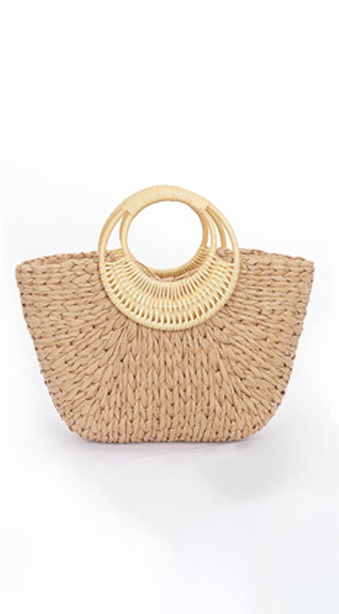 Bérénice | Sac Cabas Raphia Anse Bambou