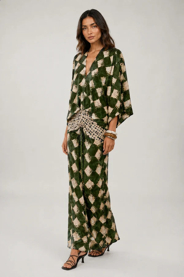Maëlys | Robe Longue Mosaïque Méditerranée